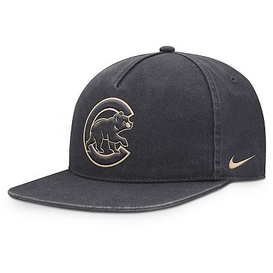 Men's Nike Anthracite Chicago Cubs Monotone Pro Adjustable Hat