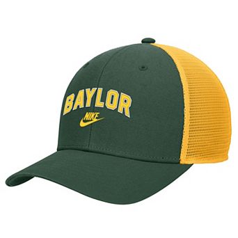 Men's Nike Green Baylor Bears Vintage Arch Rise Performance Trucker Adjustable Hat