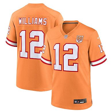 Men's Nike Doug Williams Creamsicle Tampa Bay Buccaneers 50th Season Game Jersey