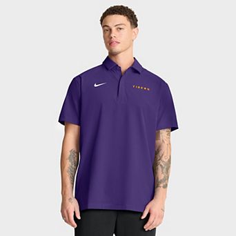 Men's Nike Purple LSU Tigers 2025 Coaches Sideline Polo