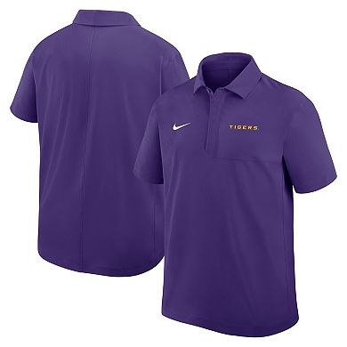 Men's Nike Purple LSU Tigers 2025 Coaches Sideline Polo