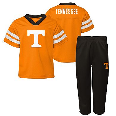 Youth Outerstuff Tennessee Orange Tennessee Volunteers Red Zone Two-Piece V-Neck Top and Pants Set