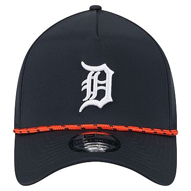 Men's New Era Navy Detroit Tigers 39THIRTY A-Frame Perforated Flex Hat