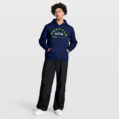 Men's Fanatics College Navy Seattle Seahawks Delay of Game Legacy Pullover Hoodie