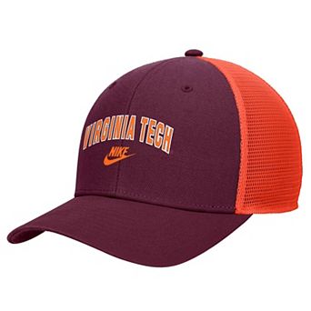 Men's Nike Maroon Virginia Tech Hokies Vintage Arch Rise Performance Trucker Adjustable Hat