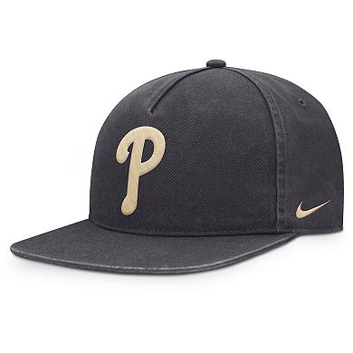 Men's Nike Anthracite Philadelphia Phillies Monotone Pro Adjustable Hat