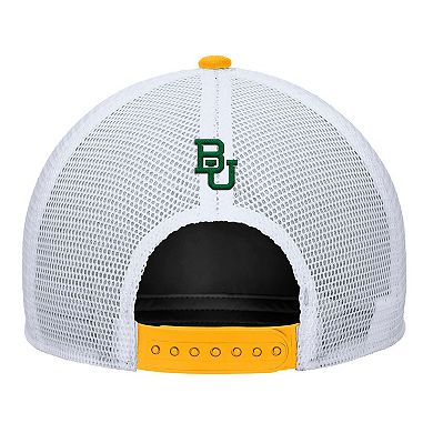 Men's Nike Gold Baylor Bears 2025 On-Field Rise Trucker Performance Adjustable Hat