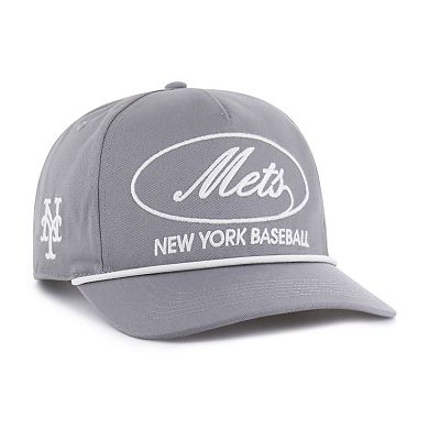Men's '47 Gray New York Mets Foundational Hitch Adjustable Hat