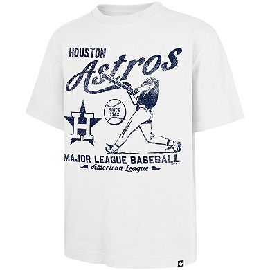 Men's '47 White Houston Astros Regional Batter Foundation T-Shirt