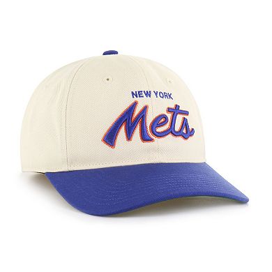 Men's '47 Natural New York Mets Crosstown Franchise Fitted Hat