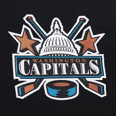 Men's Mitchell & Ness Alexander Ovechkin Black Washington Capitals 2005/06 Power Play Jersey