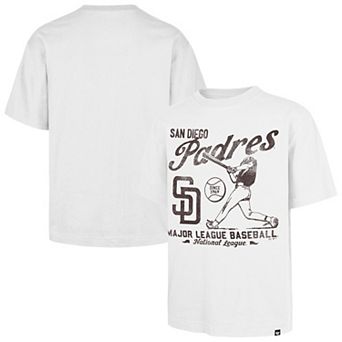 Men's '47 White San Diego Padres Regional Batter Foundation T-Shirt
