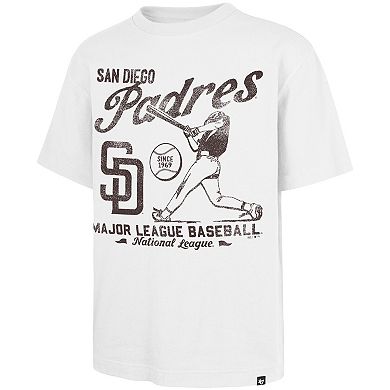 Men's '47 White San Diego Padres Regional Batter Foundation T-Shirt