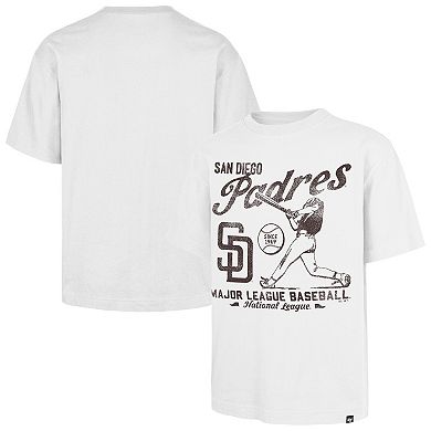 Men's '47 White San Diego Padres Regional Batter Foundation T-Shirt