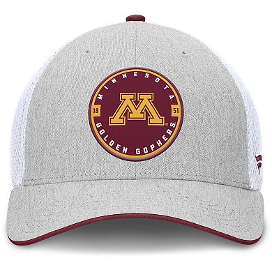 Men's Fanatics Heather Gray Minnesota Golden Gophers Trigger Flex Hat