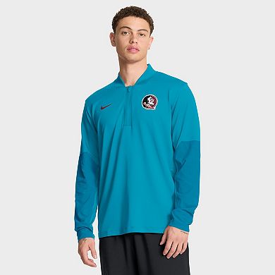 Men's Nike Turquoise Florida State Seminoles One Goal Performance Half-Zip Pullover