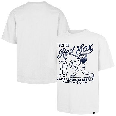 Men's '47 White Boston Red Sox Regional Batter Foundation T-Shirt