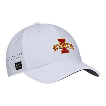 Men's Nike White Iowa State Cyclones 2025 On-Field Performance Flex Hat