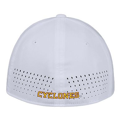 Men's Nike White Iowa State Cyclones 2025 On-Field Performance Flex Hat