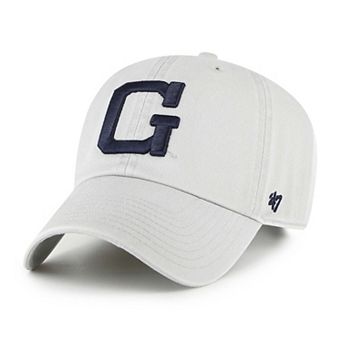 Men's '47 Gray Georgetown Hoyas Vault Clean Up Adjustable Hat