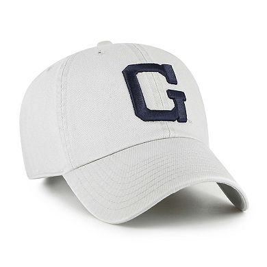 Men's '47 Gray Georgetown Hoyas Vault Clean Up Adjustable Hat