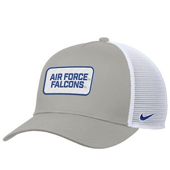 Men's Nike Pewter Air Force Falcons 2025 On-Field Rise Trucker Adjustable Hat