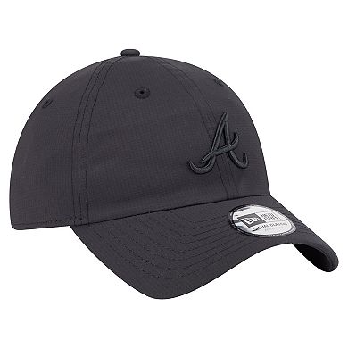 Men's New Era Black Atlanta Braves Ripstop Casual Classic Adjustable Hat