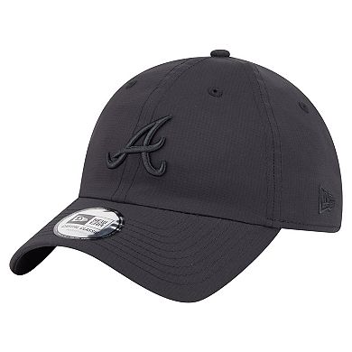 Men's New Era Black Atlanta Braves Ripstop Casual Classic Adjustable Hat