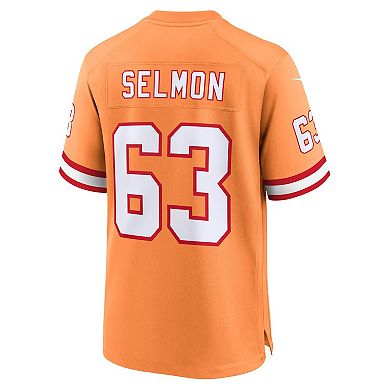 Men's Nike Lee Roy Selmon Creamsicle Tampa Bay Buccaneers 50th Season Game Jersey