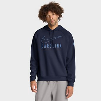 Men's Nike Navy North Carolina Tar Heels Premium Raglan Performance Pullover Hoodie