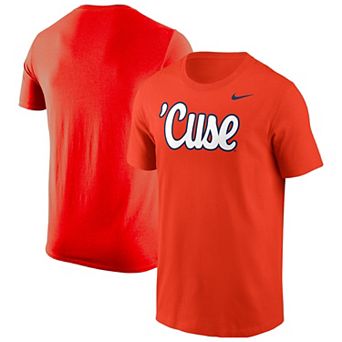 Men's Nike Orange Syracuse Orange Script Cotton T-Shirt
