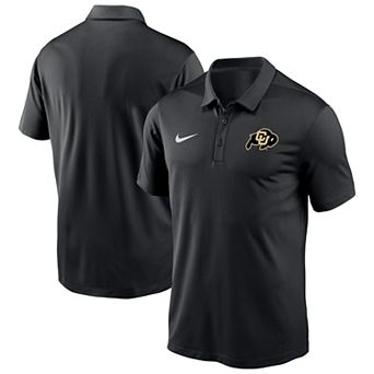 Men's Nike Black Colorado Buffaloes Victory Solid Performance Polo