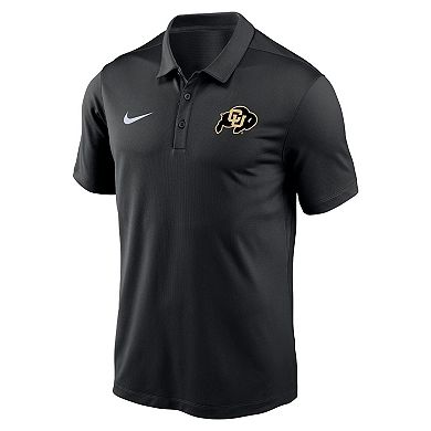 Men's Nike Black Colorado Buffaloes Victory Solid Performance Polo