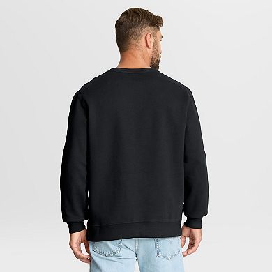 Men's Fanatics Black Atlanta Falcons Powerful Throw Legacy Pullover Sweatshirt