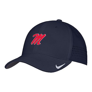 Men's Nike Navy Ole Miss Rebels 2025 On-Field Performance Flex Hat
