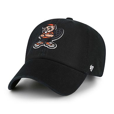 Youth '47 Black Oregon State Beavers Clean Up Adjustable Hat