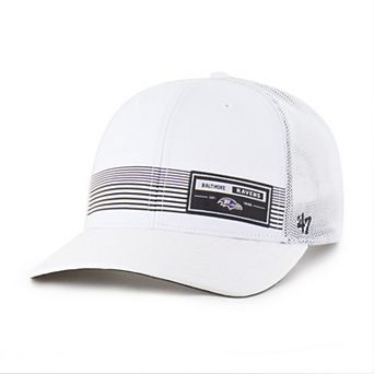 Men's '47 White Baltimore Ravens Rangefinder Trucker Adjustable Hat