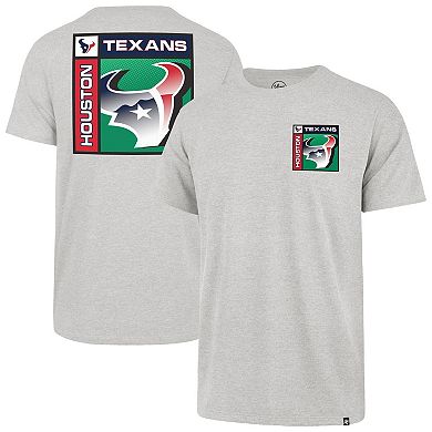 Men's '47 Gray Houston Texans Chrome Plate Franklin T-Shirt