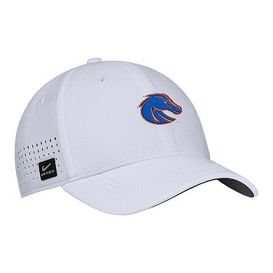 Men's Nike White Boise State Broncos 2025 On-Field Performance Flex Hat
