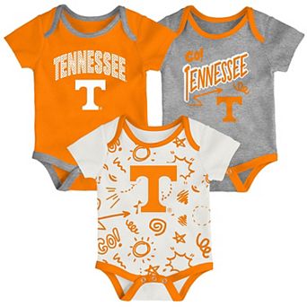 Newborn & Infant Outerstuff Tennessee Volunteers Three-Pack All Day Play Bodysuit Set