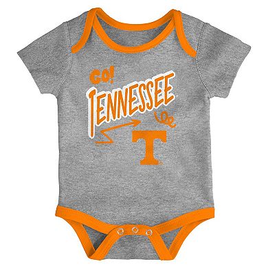 Newborn & Infant Outerstuff Tennessee Volunteers Three-Pack All Day Play Bodysuit Set