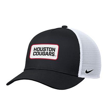 Men's Nike Black Houston Cougars 2025 On-Field Rise Trucker Adjustable Hat