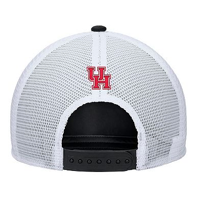 Men's Nike Black Houston Cougars 2025 On-Field Rise Trucker Performance Adjustable Hat