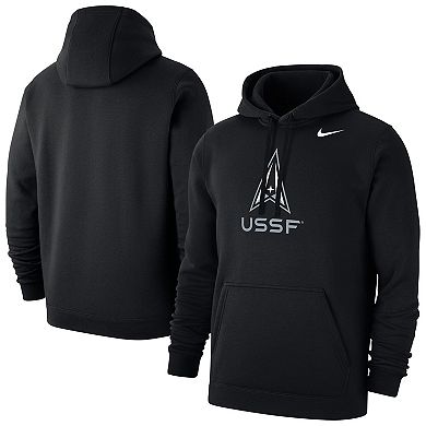 Men's Nike Black Air Force Falcons Space Force Rivalry Fleece Pullover Hoodie