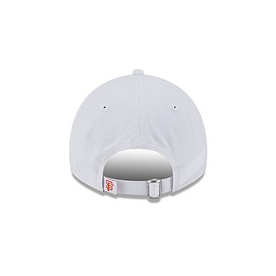 Women's New Era White San Francisco Giants Team Fan 9TWENTY Adjustable Hat