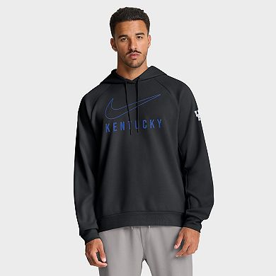 Men's Nike Black Kentucky Wildcats Premium Raglan Performance Pullover Hoodie