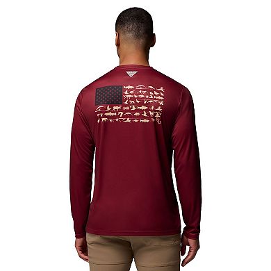 Men's Columbia Garnet Florida State Seminoles PHG Terminal Shot 3-Hit Long Sleeve T-Shirt