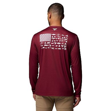Men's Columbia Maroon Texas A&M Aggies PHG Terminal Shot Long Sleeve T-Shirt