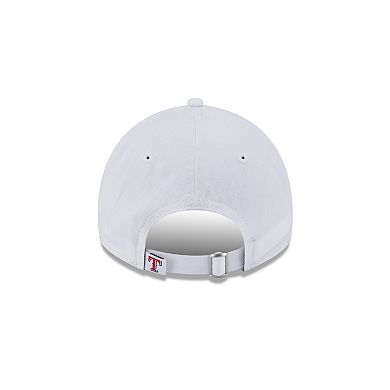 Women's New Era White Texas Rangers Team Fan 9TWENTY Adjustable Hat