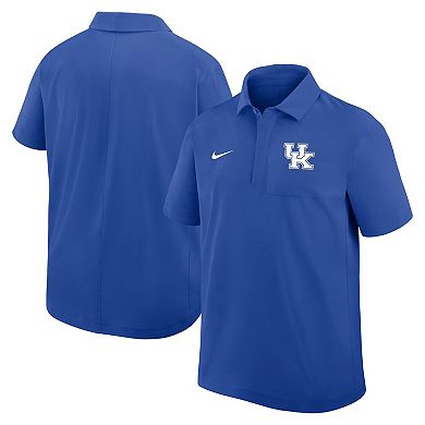 Men's Nike Royal Kentucky Wildcats 2025 Coaches Sideline Polo